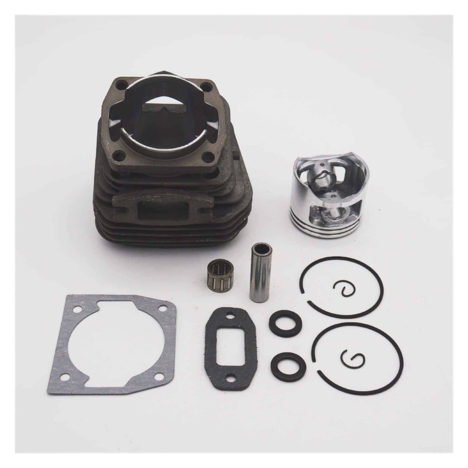 ZEKICE 43 mm 45 mm 45,2 mm Zestaw tłoków cylindra piły łańcuchowej Kompatybilny z 4500 5200 5800 45cc 52cc 58cc Części zamienne do pił łańcuchowych (rozmiar: 4500 43 mm)