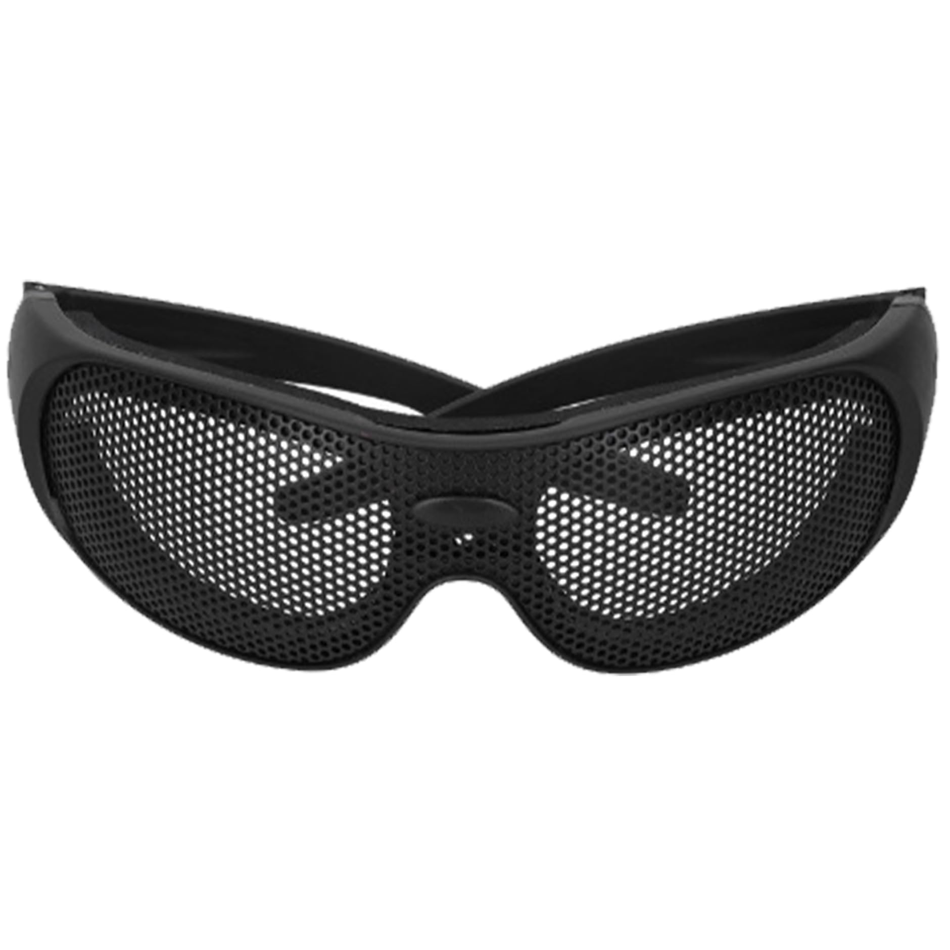 Gafas de seguridad de malla con orificios para oídos protectoras 7