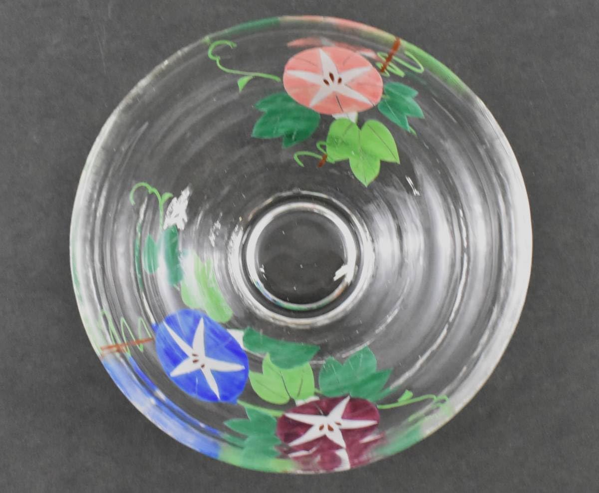 朝顔　平茶碗 栗山園オンライン通販部 / 新品 色絵琳派朝顔平茶碗 山岡善昇