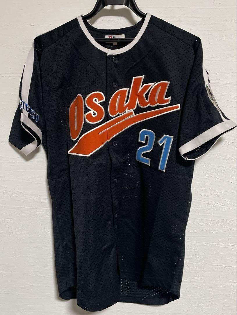 大阪近鉄バファローズ　岩隈久志投手　ビジター　ユニフォーム　2004年 大阪近鉄バファローズ岩隈久志投手ビジターユニフォーム2004年