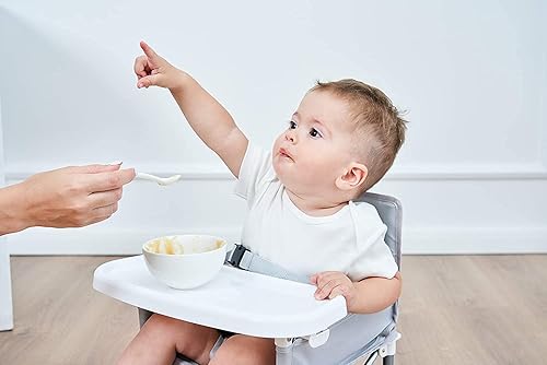 Miniatura 9 de PandaEar Asiento portátil de viaje para bebé plegable compacto con correas para uso en interiores y exteriores ideal para camping playa césped niños