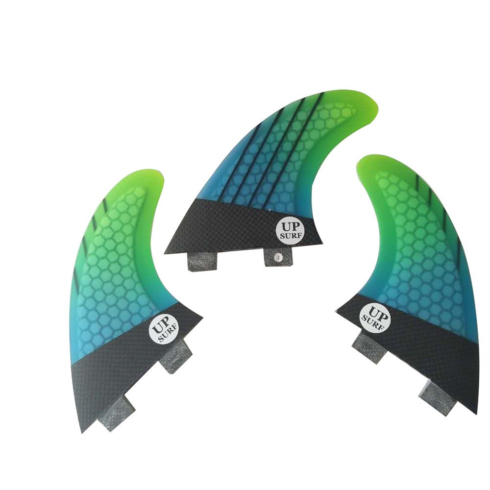 Planche De Surf Double Tabs Fins 3 Palmes Fibre De Verre Le Surf Fins Rayon De Miel Thruster Set