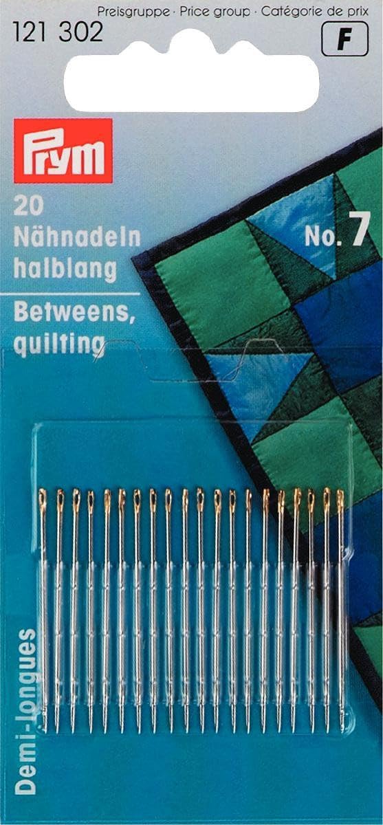 Prym - Steel (0.70 x 31mm) Quilting Needles - 1 Unit