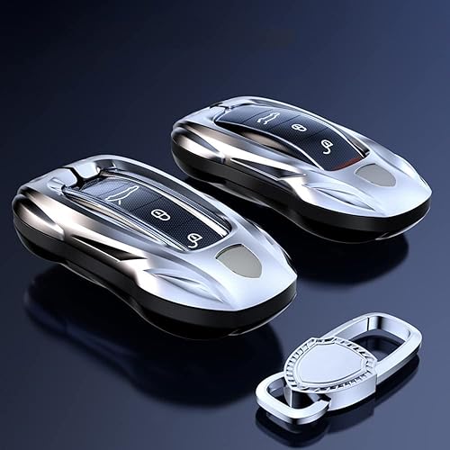 Miniatura 4 de Carcasa de aleación de zinc con protección de metal para Porsche Macan Cayenne Panamera 911 Cayman Boxster 718