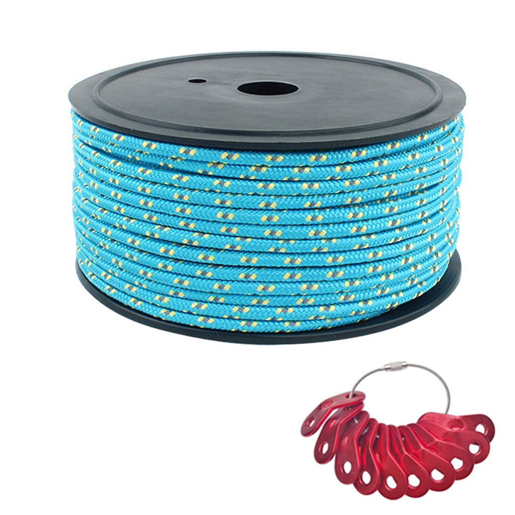 【5色セット】キイロコンコン パラコード 反射材入り 30M　5mm 5色セット】キイロコンコン パラコード 反射材入り 30M 5mm