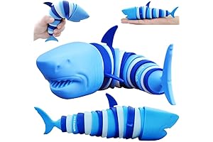 2-Pack Shark Articulated Fidget Toy for Autistic Children and ADHD