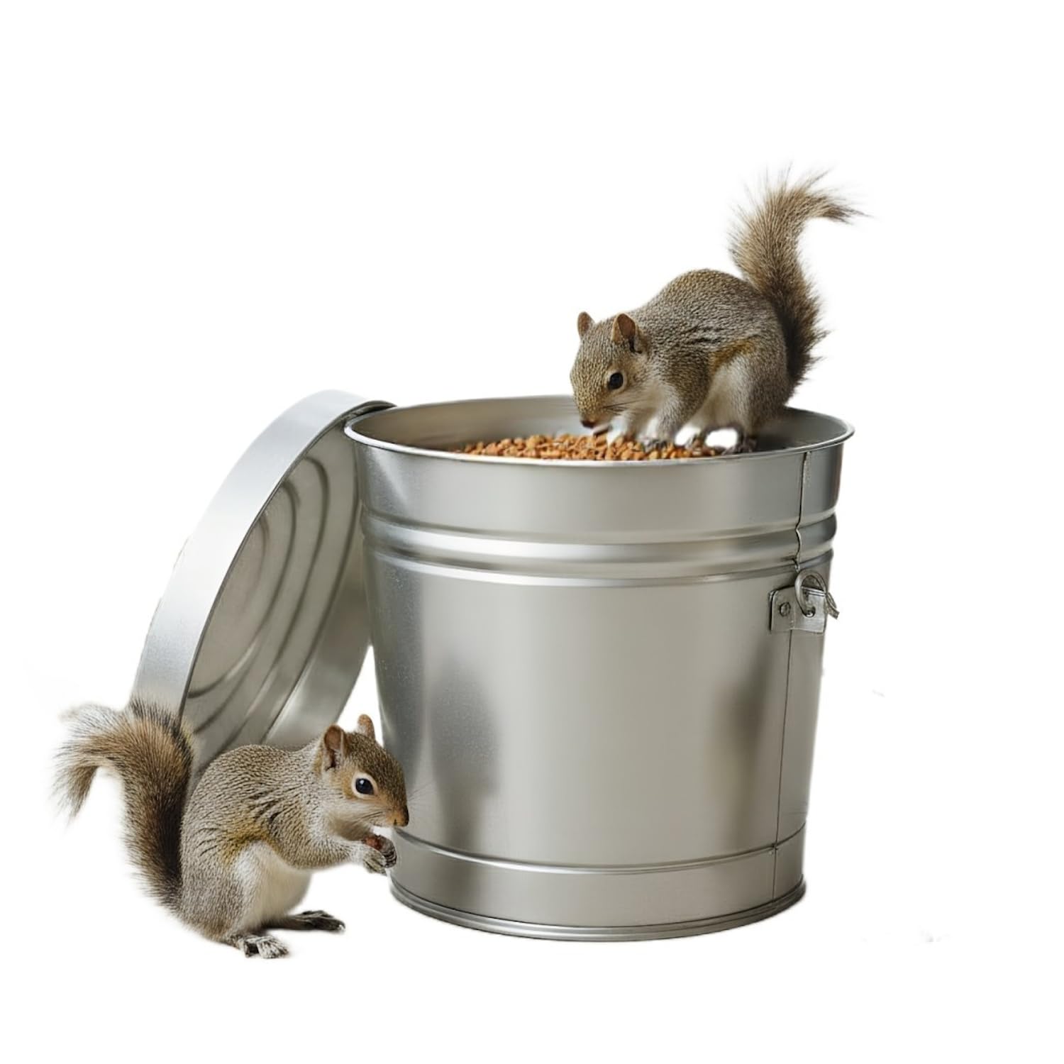 6-Gallon Galvanized Steel Storage Can