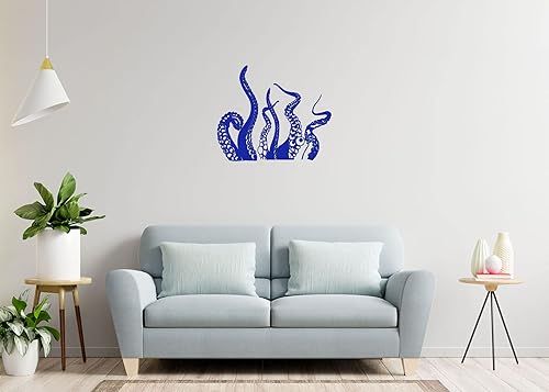Miniatura 7 de Wall Decals Vinyl Decal Sticker Home Interior Design Mural Sea Ocean Animals Octopus Tentacles Bathroom Kids Nursery Baby Room Decor KT80 (28 in x