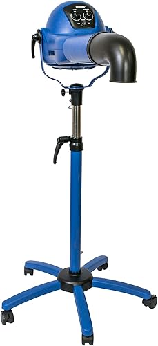 Miniatura 6 de XPOWER B-16 Secadora profesional de acabado libre de polvo de carbono para mascotas con motor sin escobillas DC, acabado de calidad en capas