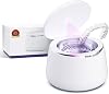 Sonic Pro Dental Cleaning Pod, 43kHz Ultrasonic Retainer Cleaner Machine for Dentures, Mouthguards, Braces, Aligners, Toothbrush Heads, Jewellery & All Dental Appliances (Pearl White)