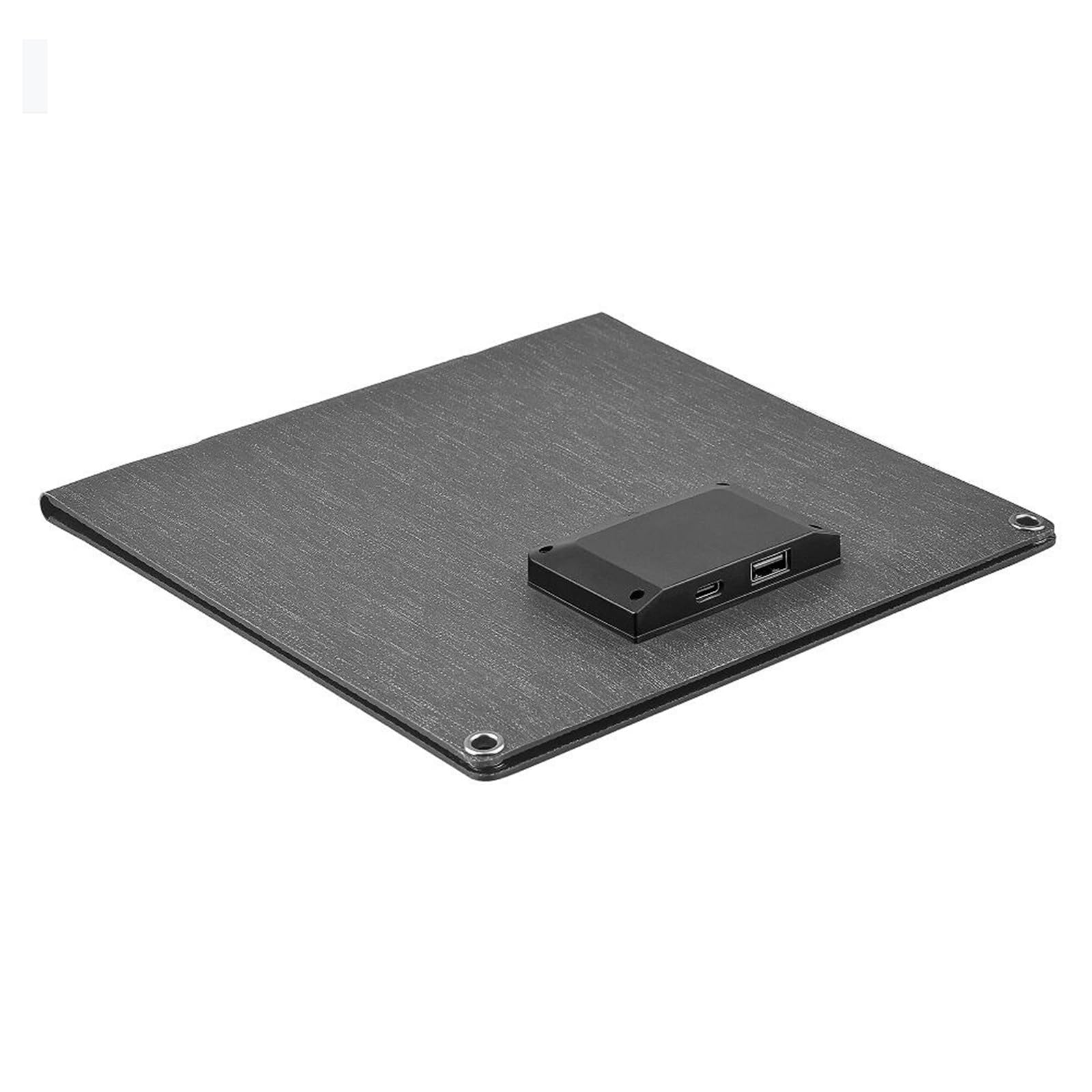 Adaptador de carga solar plegable ETFE de 15 W 5 V con salida USB tipo C, ideal para acampar al aire libre, uso en la azotea, panel portátil