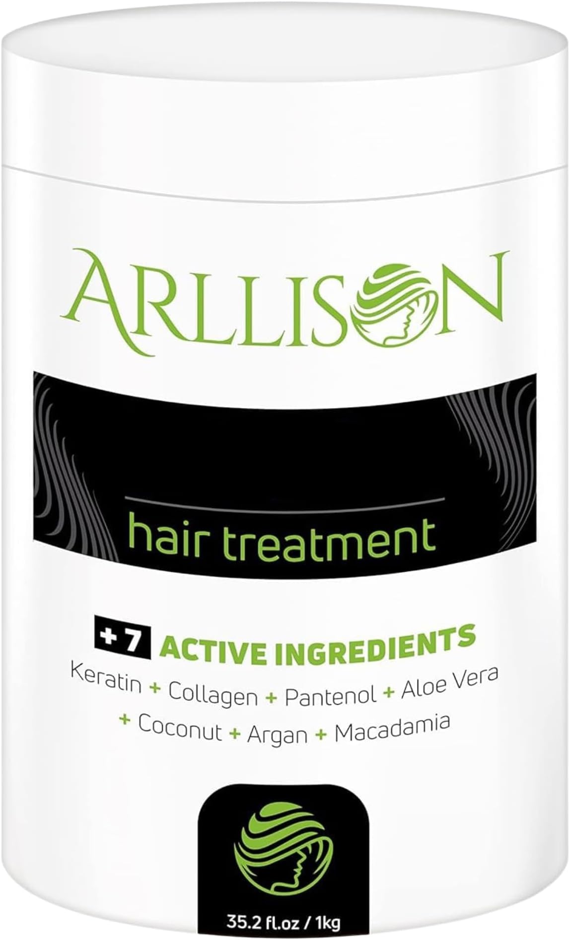 Collagen Hair Mask Keratin Treatment for Damaged Hair, Deep Conditioner for Dry Hair with Coconut and Argan Oil, Moisturizing and Hydrating Hair Mask for All Hair Types