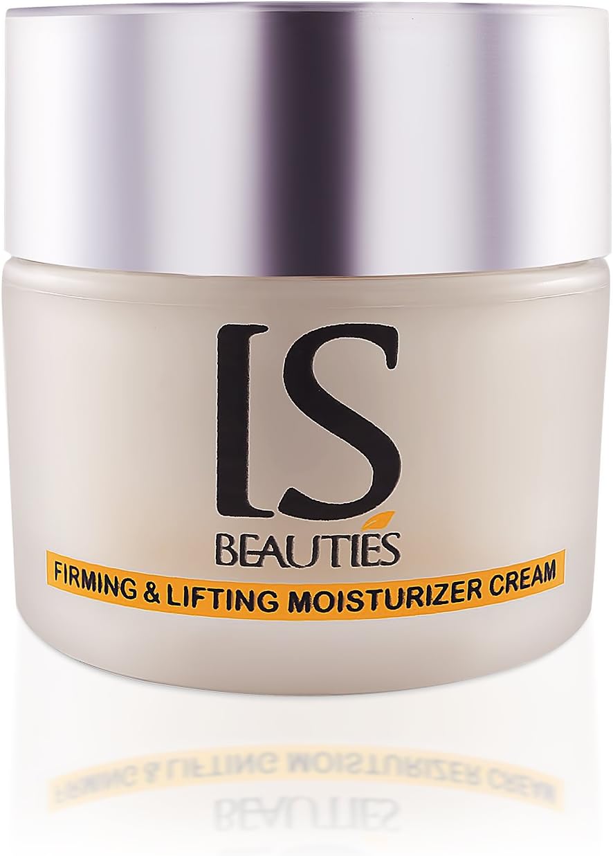 Firming and Lifting Plus Moisturizer Cream by IS Beauties - Cell Renewal and Anti Aging With Collagen Support For Face and Neck - Daily and Night Anti Wrinkle Moisturizing For Women and Men