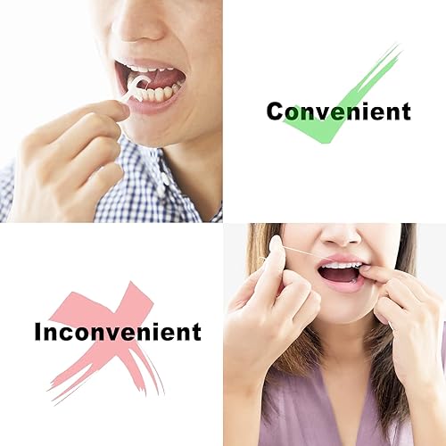 Miniatura 5 de AOCEAN Púas de hilo dental – Hilo de viaje con palillos de dientes – Hilo dental profesional con 4 estuches de almacenamiento – Ideal para hoteles