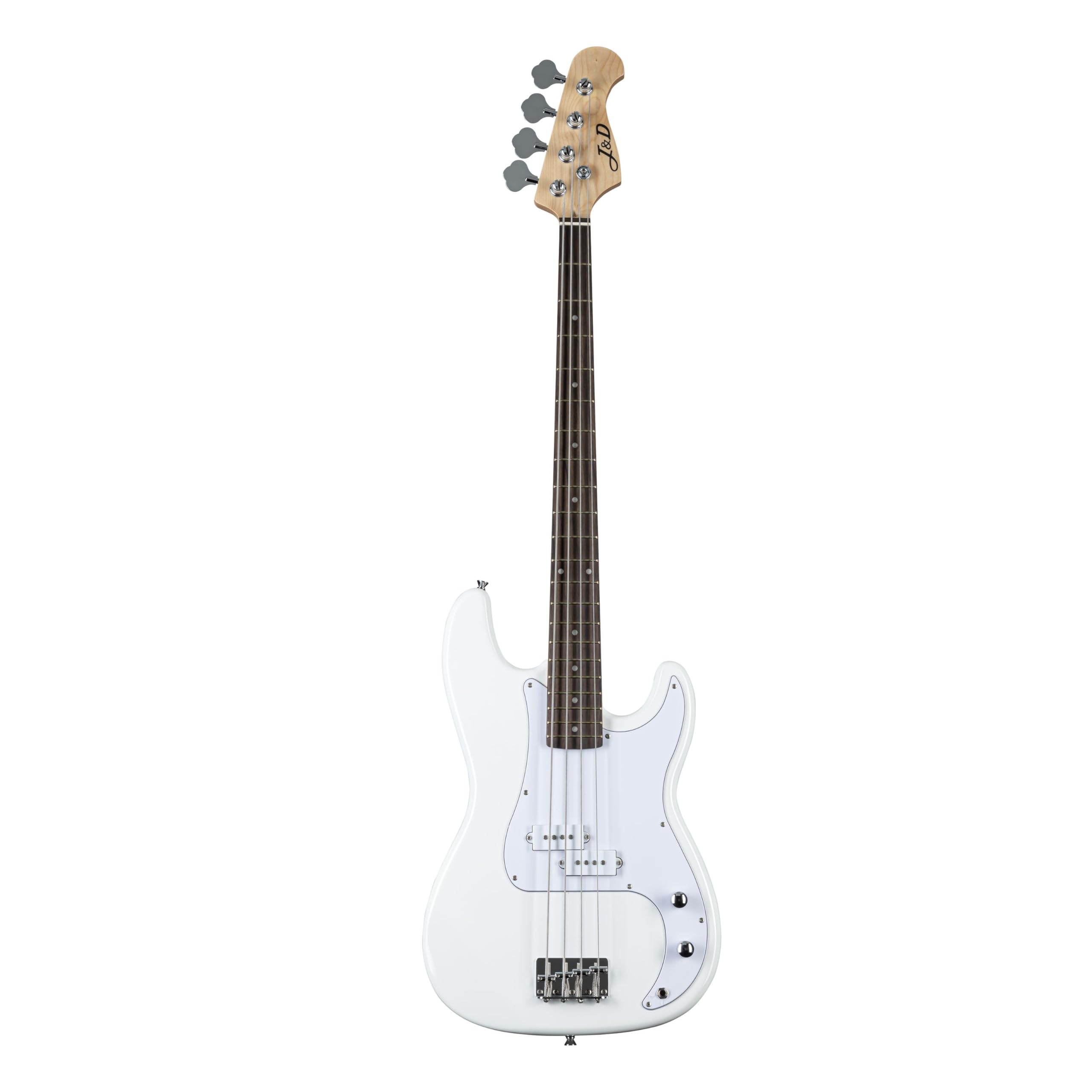 J & D PB II White - E-Bass