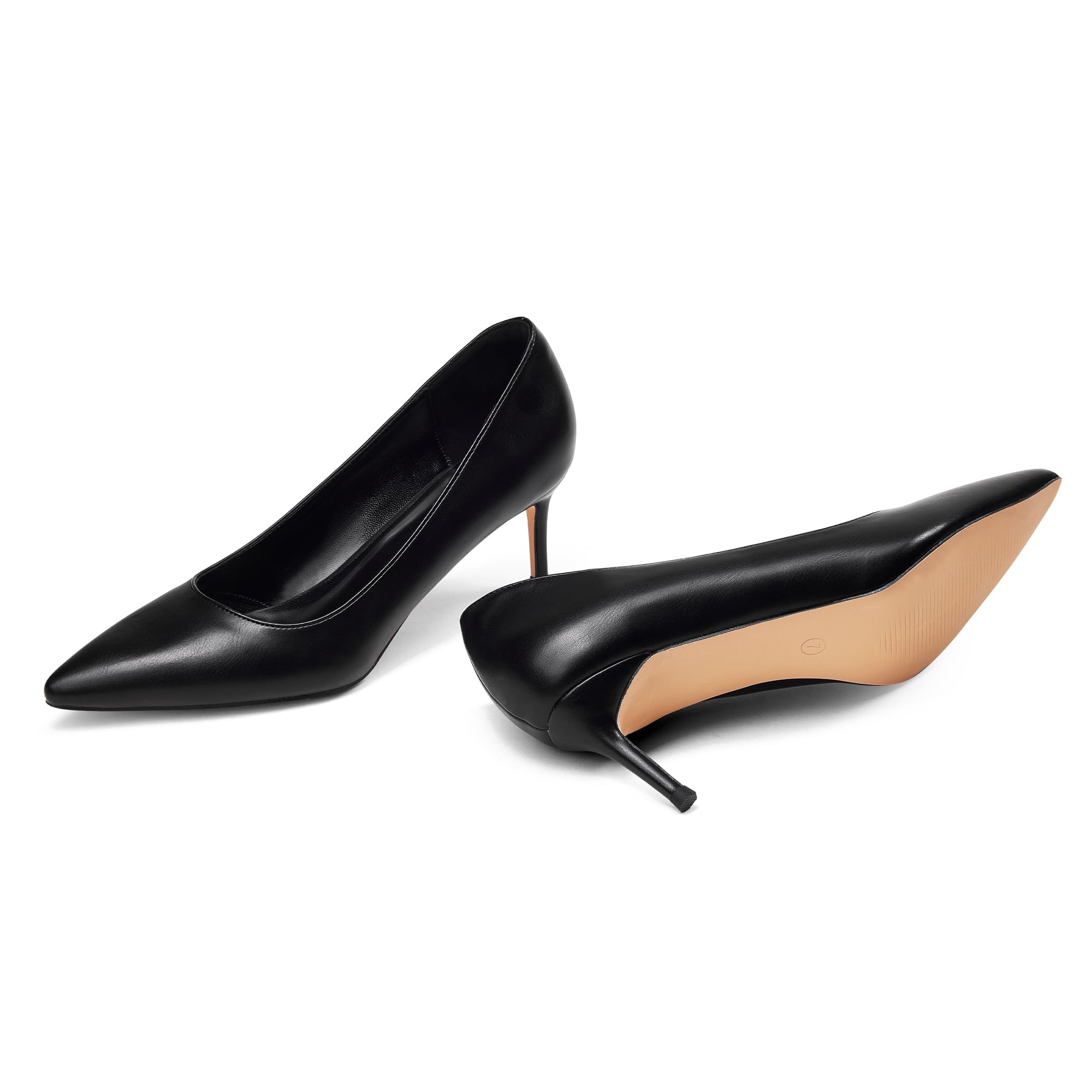 Zhabtuc Kitten Heel Low Pumps 2,4 cala zamknięte palce z ustami seksowne wygodne damskie eleganckie buty do pracy, biura, na randkę, taniec, ślub, kościół