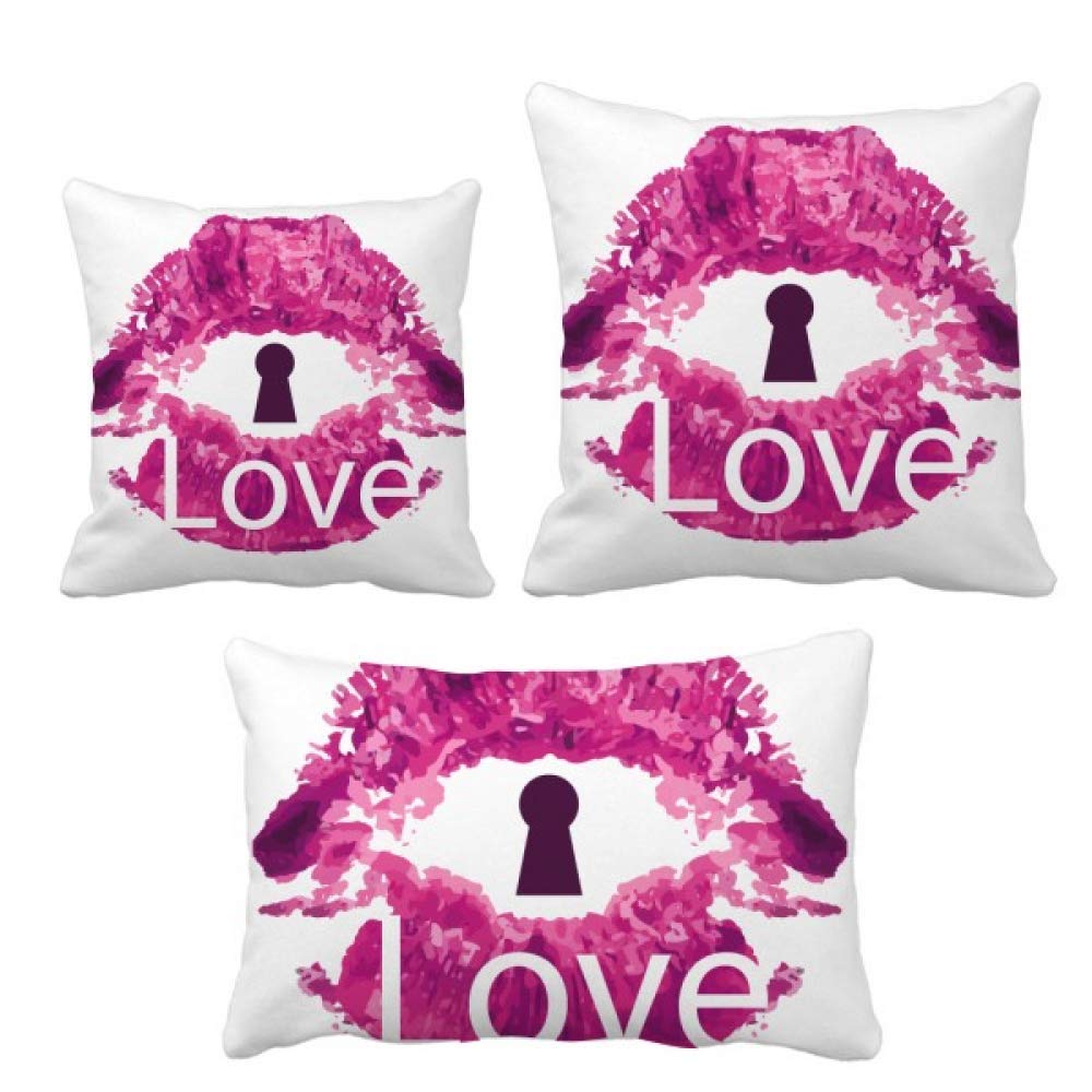 Housse de coussin Saint-Valentin rose crée une ambiance cocooning sur le canapé