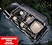 WeatherTech Custom Fit FloorLiners for Hummer H3-1st & 2nd Row (44034-1-2), Black