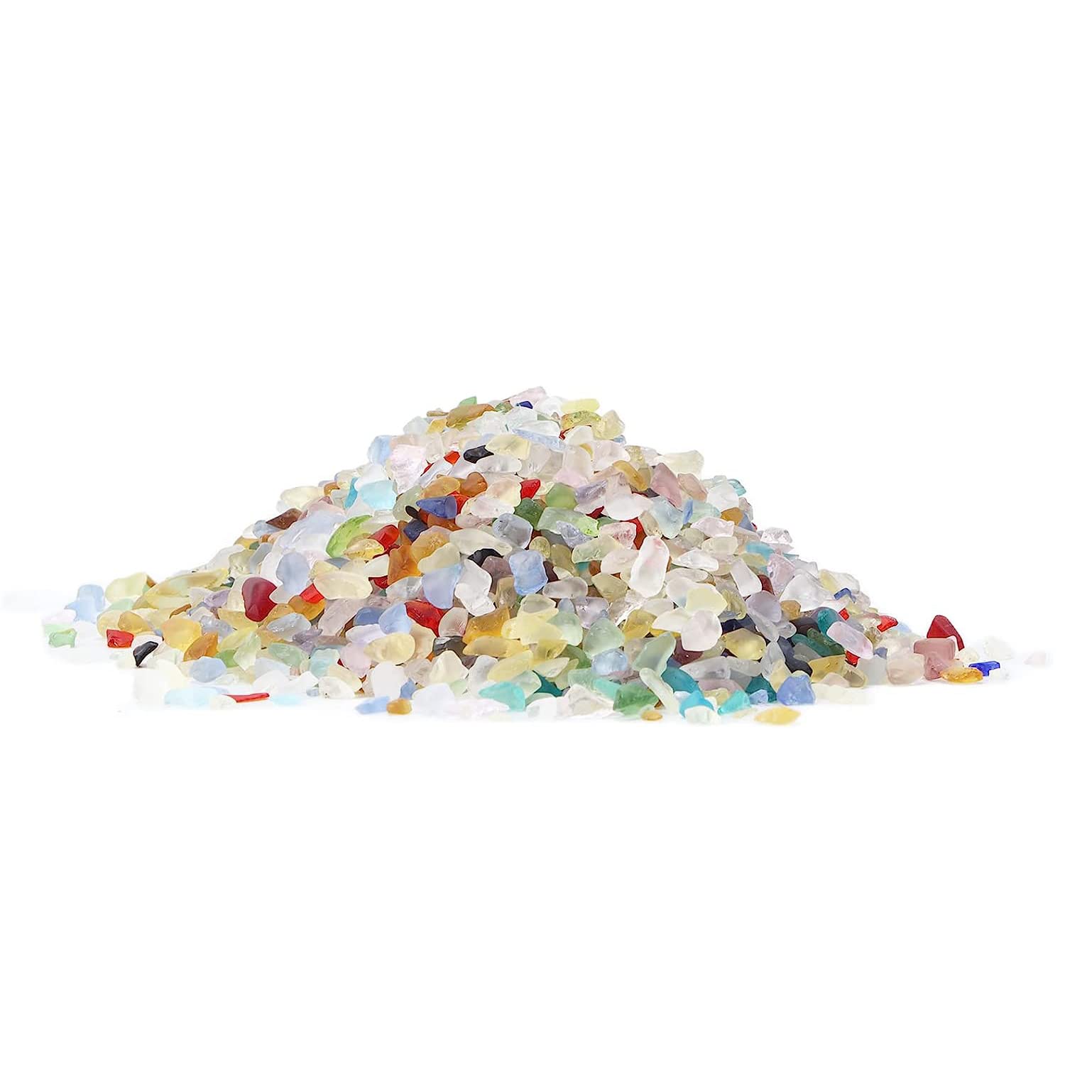 Buachois Grava de Acuario Natural Pulida Grava Decorativa Piedra de Cristal Pecera Decoración de Grava Colorida Decoración de Fondo de Piedra Natural