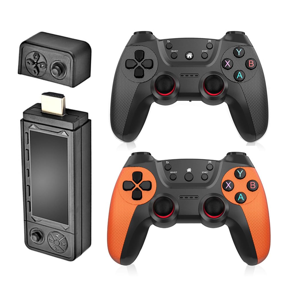 X9 Ultra Retro Game Stick, X9 Pro Game Stick Pro 4k 40,000 Games, Plug & Play Video Games with 2.4G Dual Wireless Controllers, 4K HDMI HD Nostalgia Stick Arcade (128G)