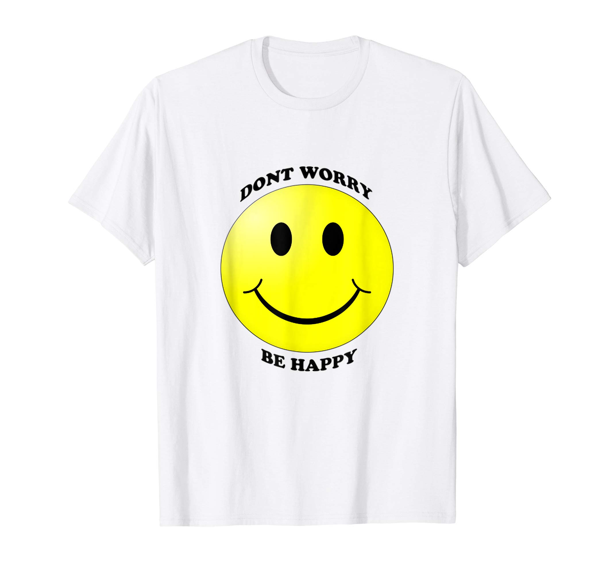 Don't Worry Be Happy Smiley face emoji shirt
