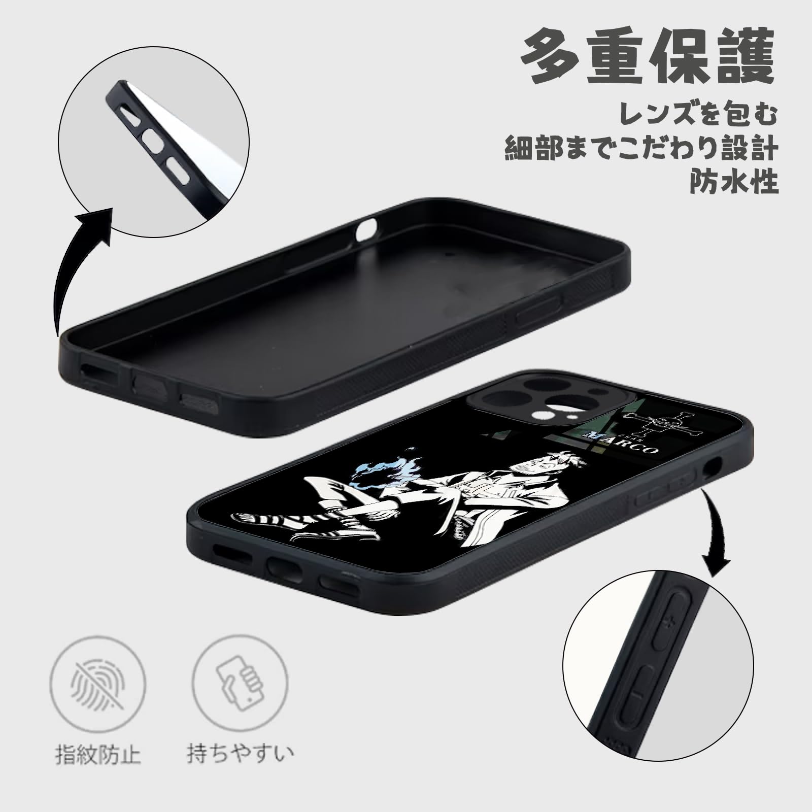 Amazon.co.jp: One Piece Smartphone Case, iPhone11promax Case