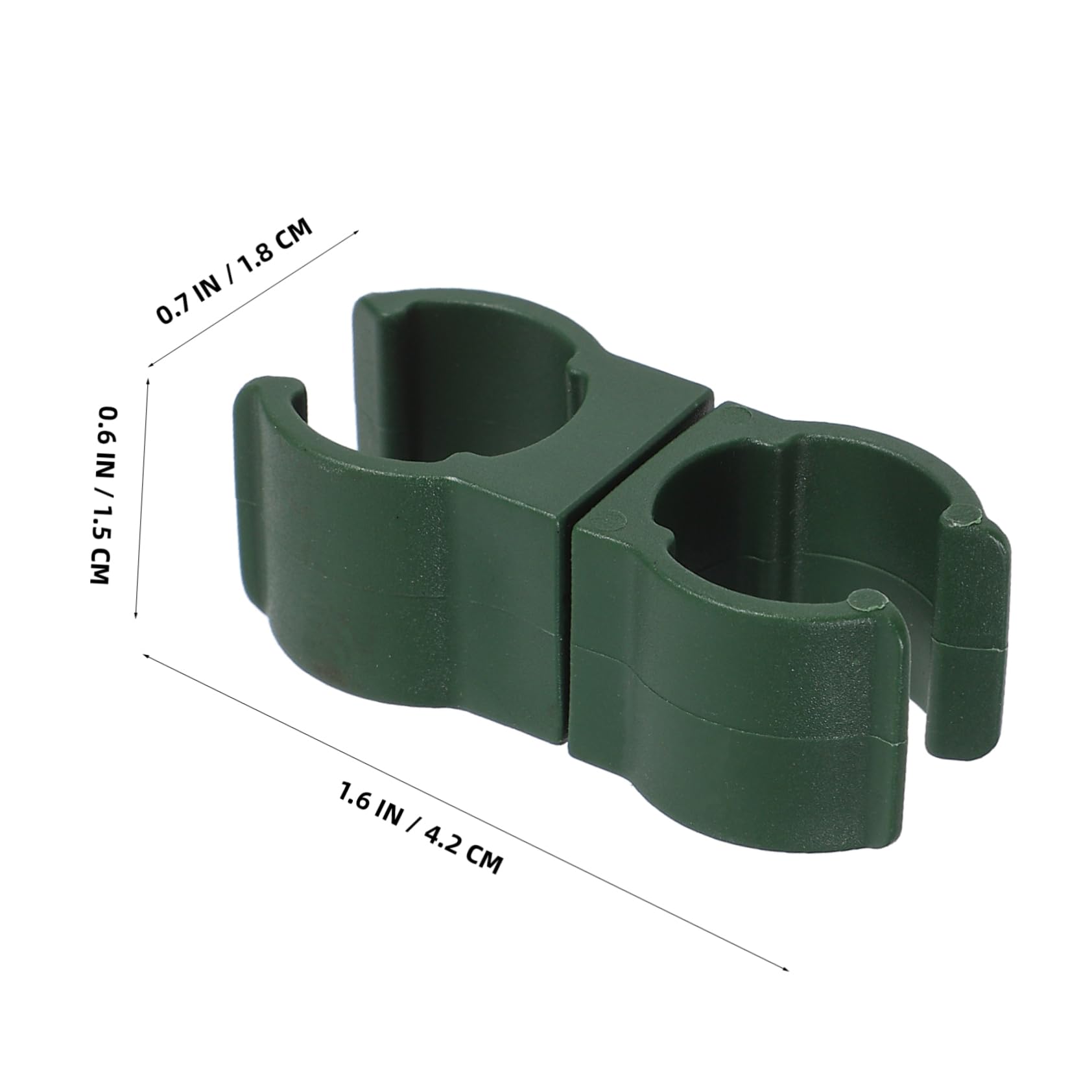 Toyvian 30pcs Greenhouse Accessories Plant Trellis Connectors with Rotating Buckle for Easy Setup for Vegetable and Flower Gardening Lightweight and Portable Cane Clips for Garden Frames