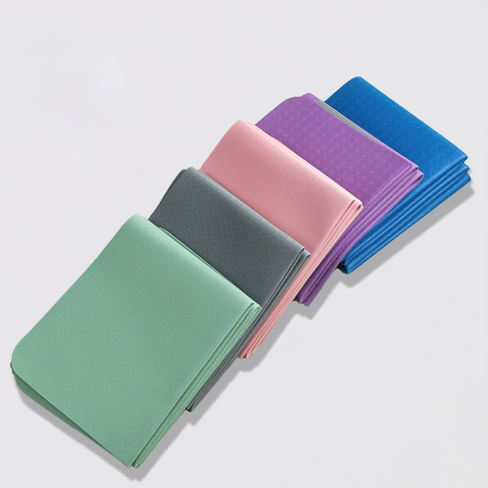 Plegable PortáTil Esterilla de Yoga RelajacióN Suave Antideslizante Esterilla Entrenamiento Multifuncional Deportes Ligeracolchoneta Gimnasia para MeditacióN Ejercicio AeróBico