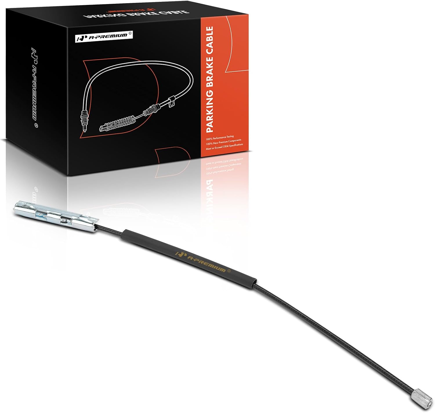 A-Premium Intermediate Parking Brake Cable Assembly | Compatible with Dodge Models - Ram 2500 Van/Ram 3500 Van 2001-2003, Dakota 1998-1999 - Replace # 52009121