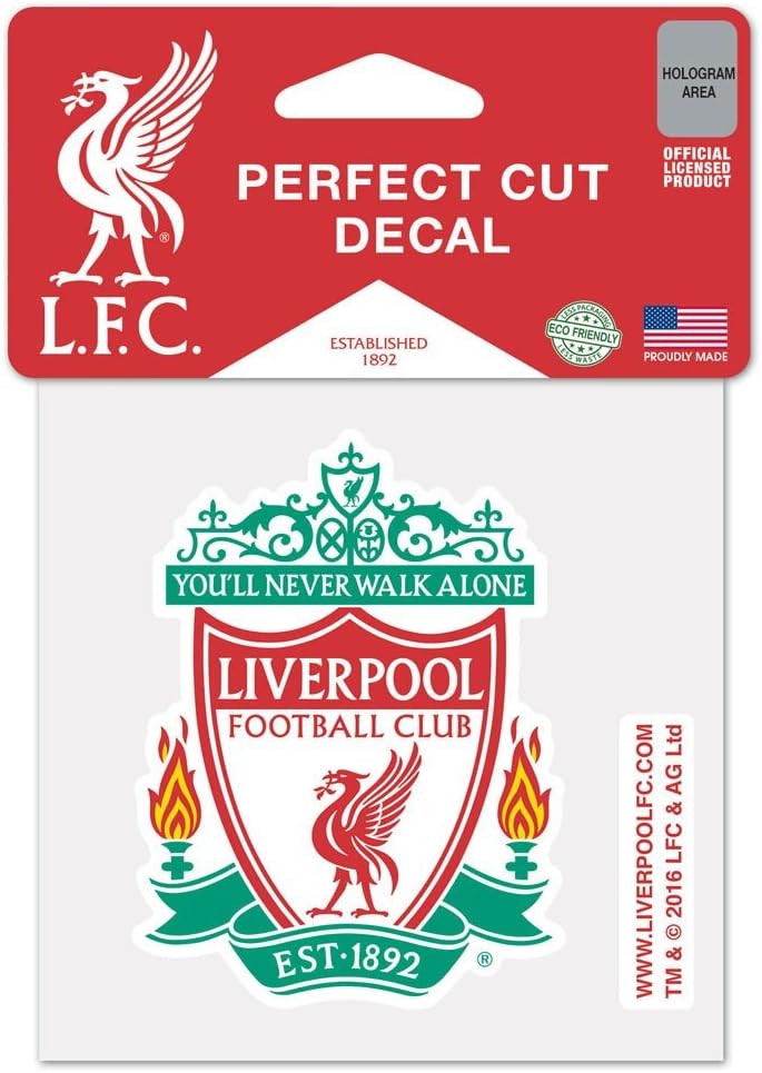 WinCraft MLS Liverpool FC 4x4 Perfect Cut Color Decal, One Size, Team Color
