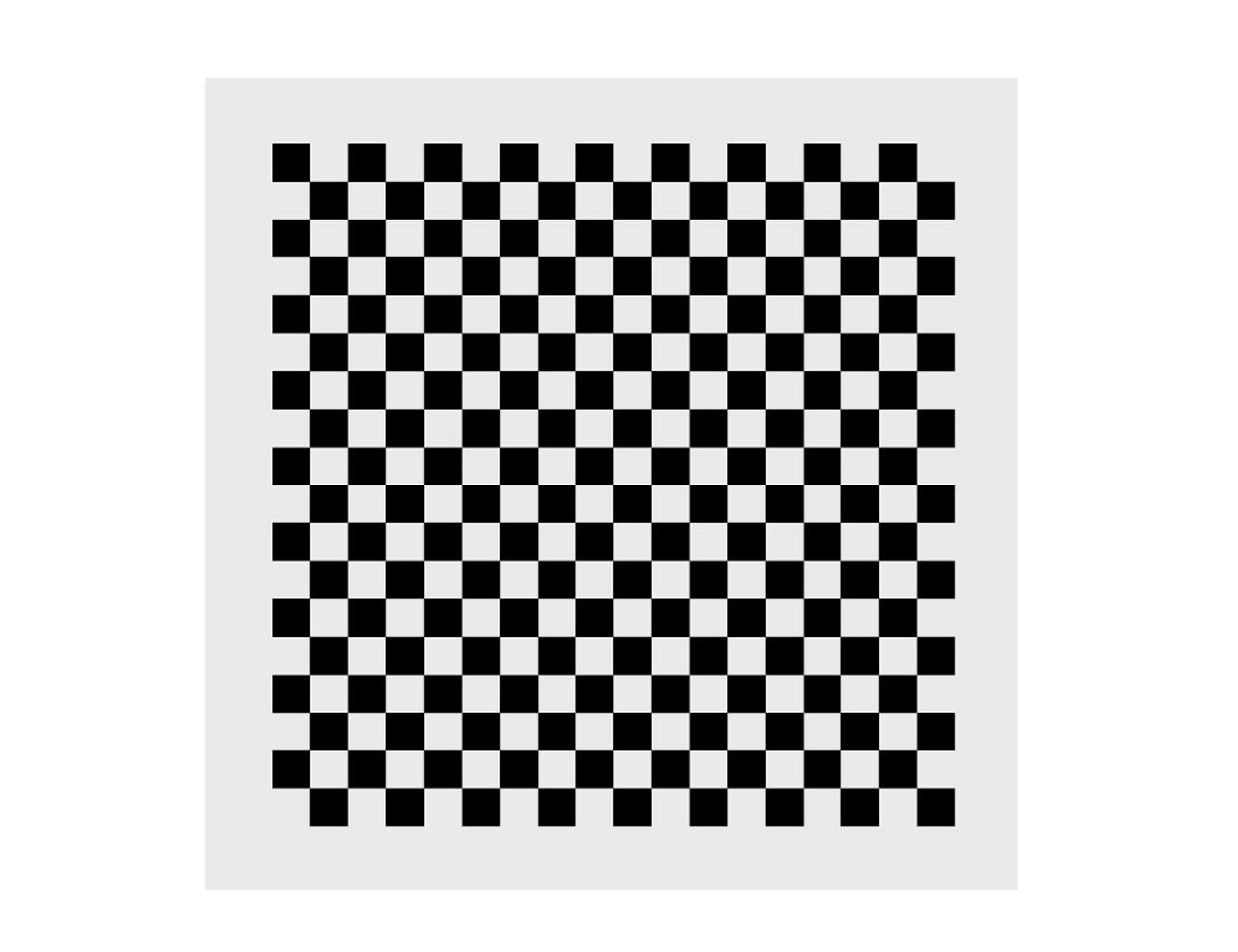 Check Board Calibrator Lens Focus Calibration Chart Checkerboard Pattern Calibrating PET Or Aluminium Oxide Chess Board 18×18 (100×100), Aluminium Oxide