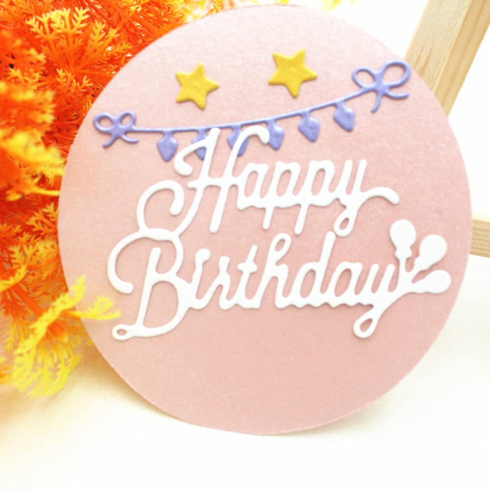 Image secondaire de Kit de Découpe Joyeux Anniversaire - 3 Pochoirs en Acier au Carbone