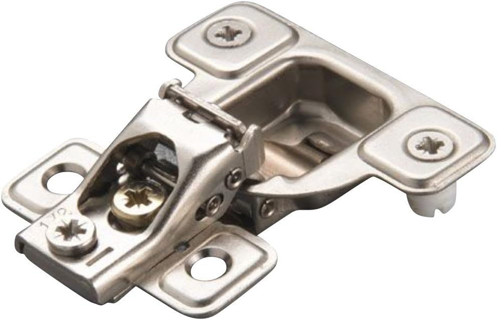 Salice 106 Degree E-Centhree 9/16" Overlay Press in Self Close Cabinet Hinge with 3 Cam Adjustment CSR3699XR (25 Pack)