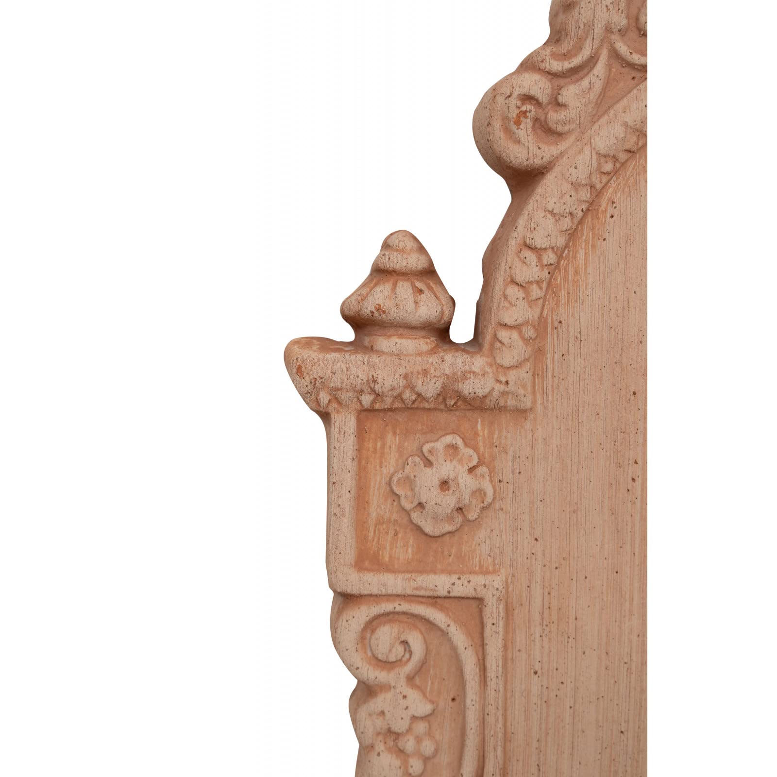 Biscottini Wandbrunnen für den Außenbereich, 64 x 24 x 41 cm, Gartenbrunnen aus Toskana, Wandbrunnen für den Außenbereich, hergestellt in Italien