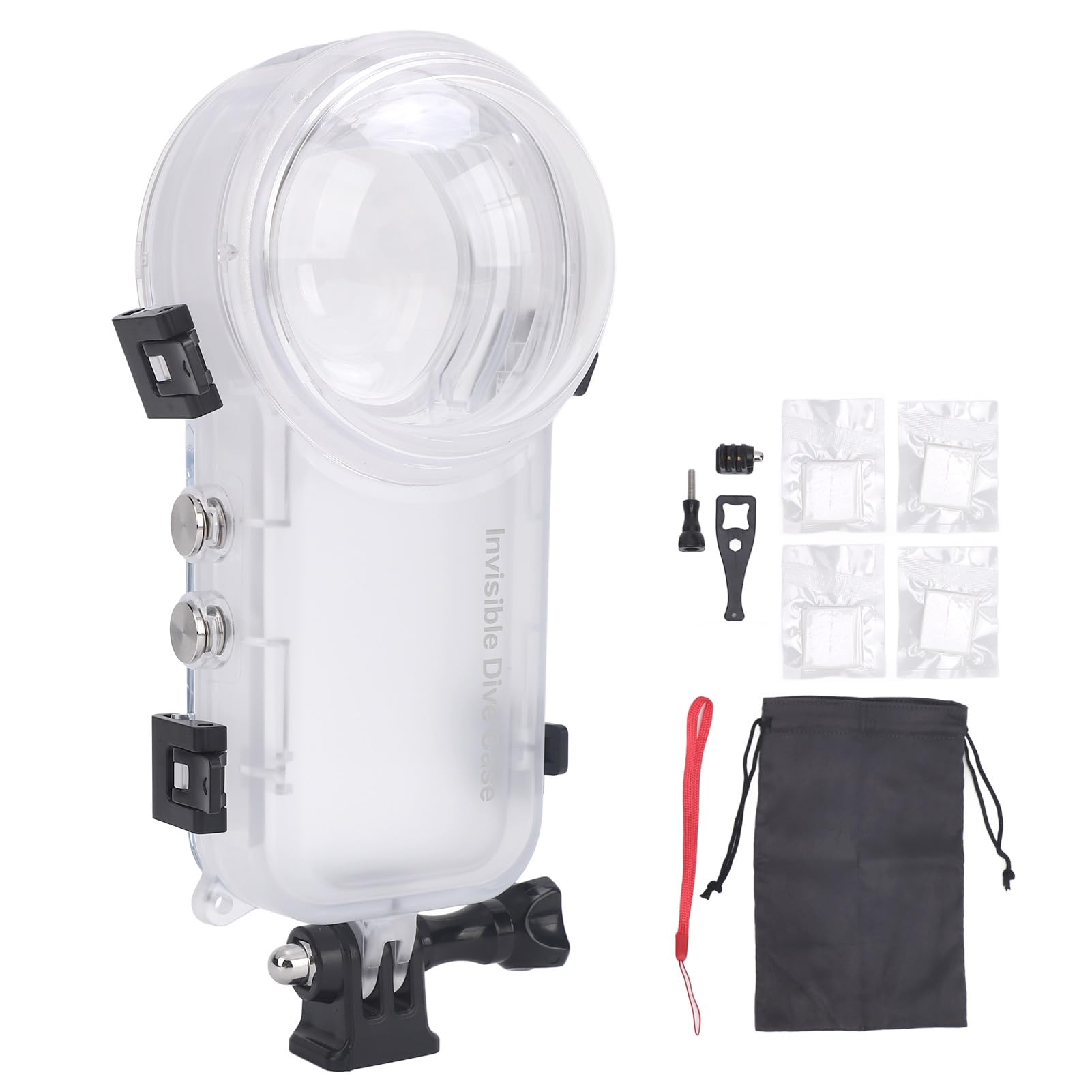Acouto Custodia Subacquea Impermeabile per Fotocamera Sportiva Custodia per Fotocamera Subacquea Protezione da profondità di 50 M Inserti Antiappannamento Design Preciso per Fotocamera X4