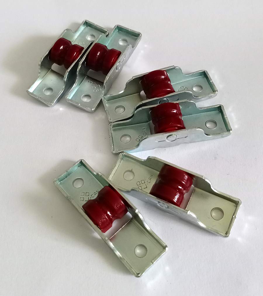 Aluminium Window Wheel (Maroon) (6 Pcs) 52mm-image-39