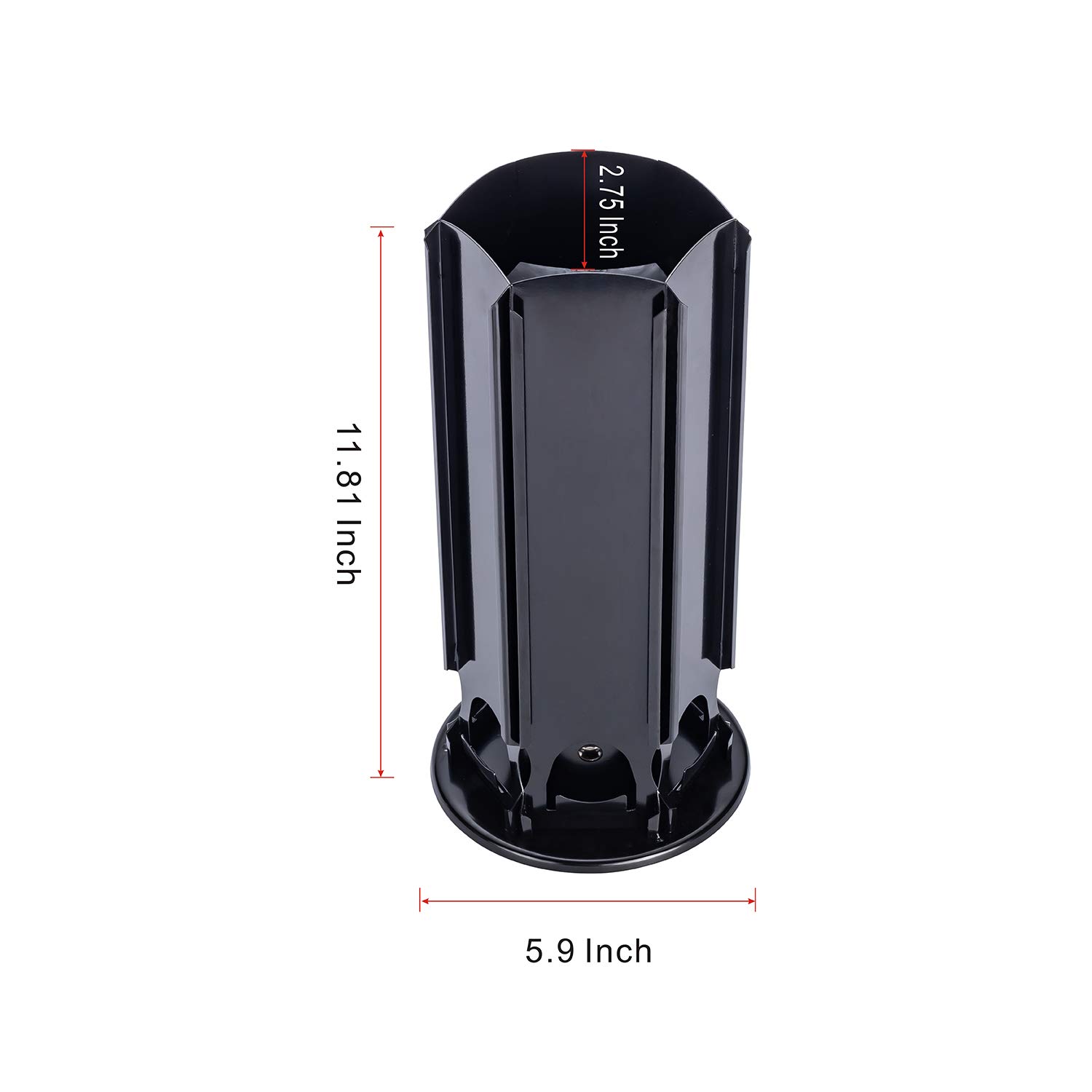 Soporte para cápsulas de café con almacenamiento central adicional para 40 cápsulas de Vertuoline Nespresso