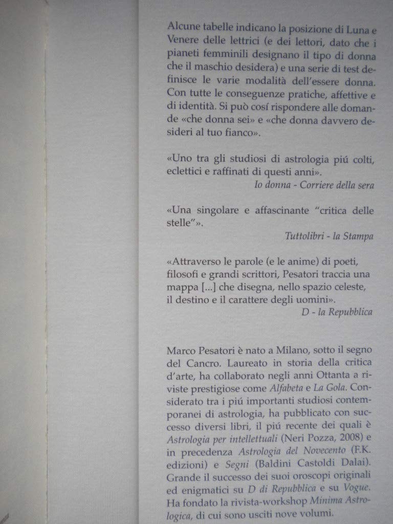 Astrologia delle donne. Femmine, amazzoni, nomadi