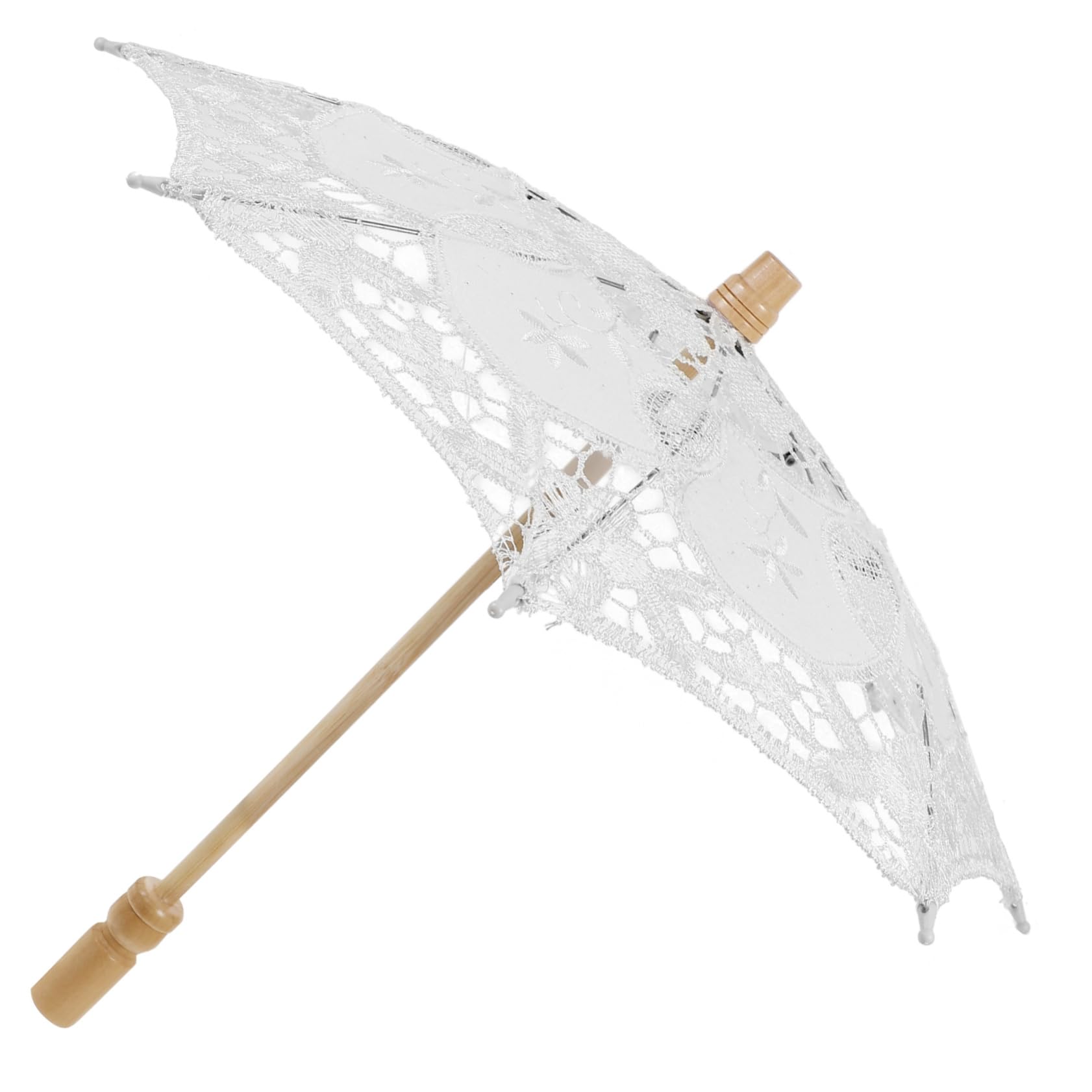 BESTonZON 3 parasol ślubny ślubna parasolka elegancka parasolka Dekoracja ślubna z welonem ślubnym wystrój vintage parasole na deszcz parasole ślubne rekwizyt parasola gotyk