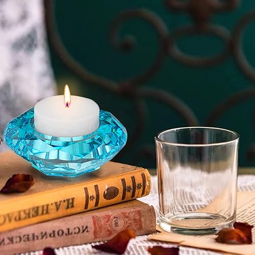 Miniatura 4 de Zayookey Portavelas moldes de resina bandeja de joyería moldes de resina epoxi moldes de cristal de diamante Candelabro de silicona DIY Portavelas