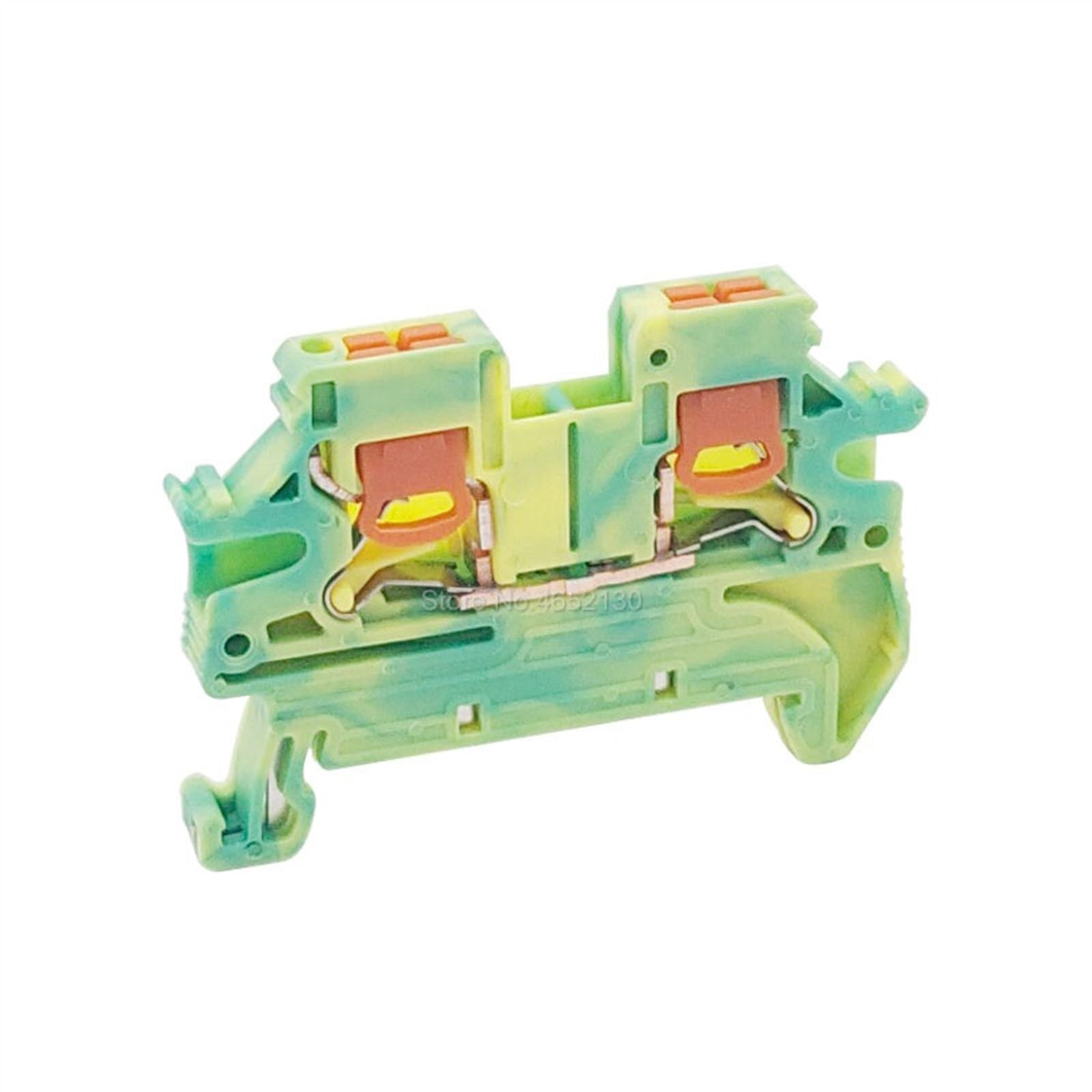 5 pièces PTV2.5-PE conducteur latéral connexion enfichable bornier modulaire de terre connecteur de fil électrique DIN Rail JPTV 2.5