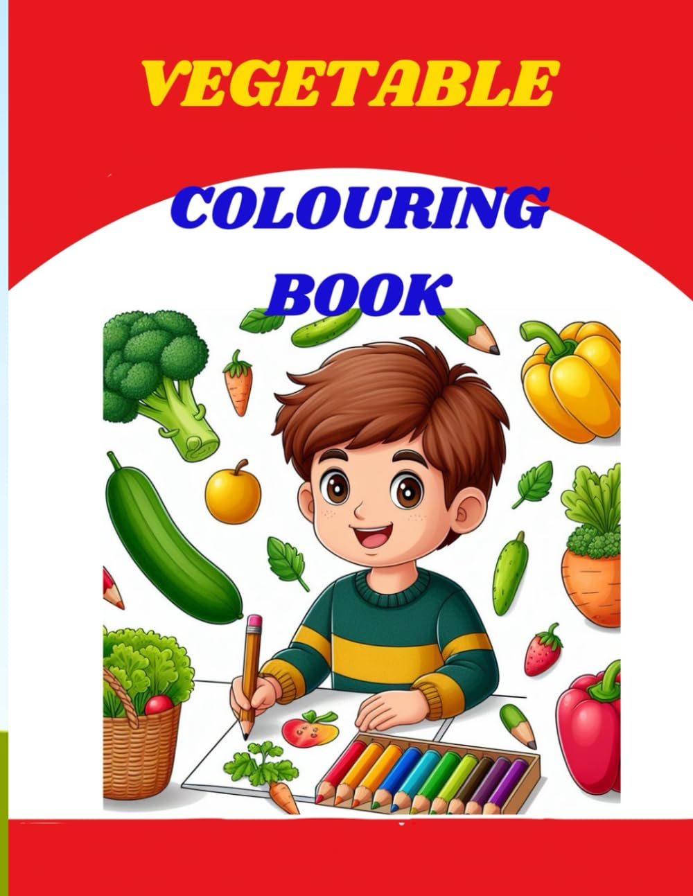 "Vivid Veggies: A Colorful Adventure for Kids"
