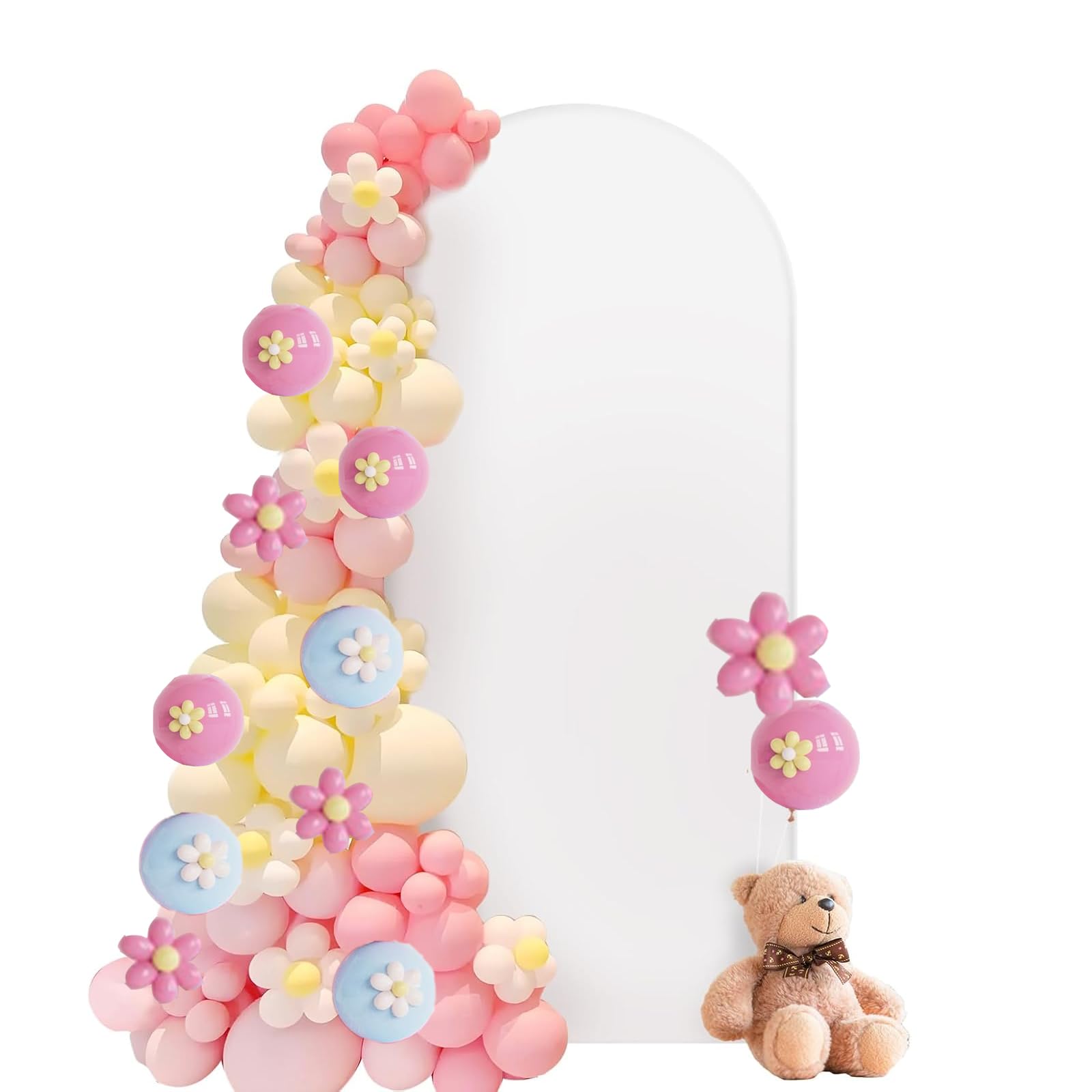 Set Di 3 Fondali Ad Arco Ragno – 182, 151 E 123 Cm, Tessuto Seta Milk, Doppia Faccia, Per Feste Halloween E Compleanni