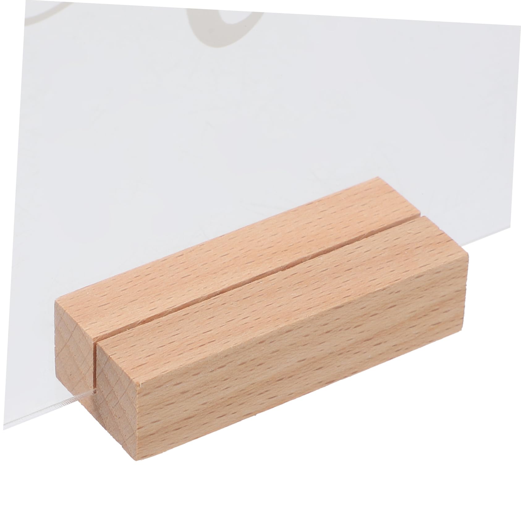 Numeri Tavolo Rotondi 10 Set in Acrilico con Base in Legno | Matrimonio ed Eventi, Linee Lisce, Stile Moderno e Semplice, Decorazioni per Tavoli