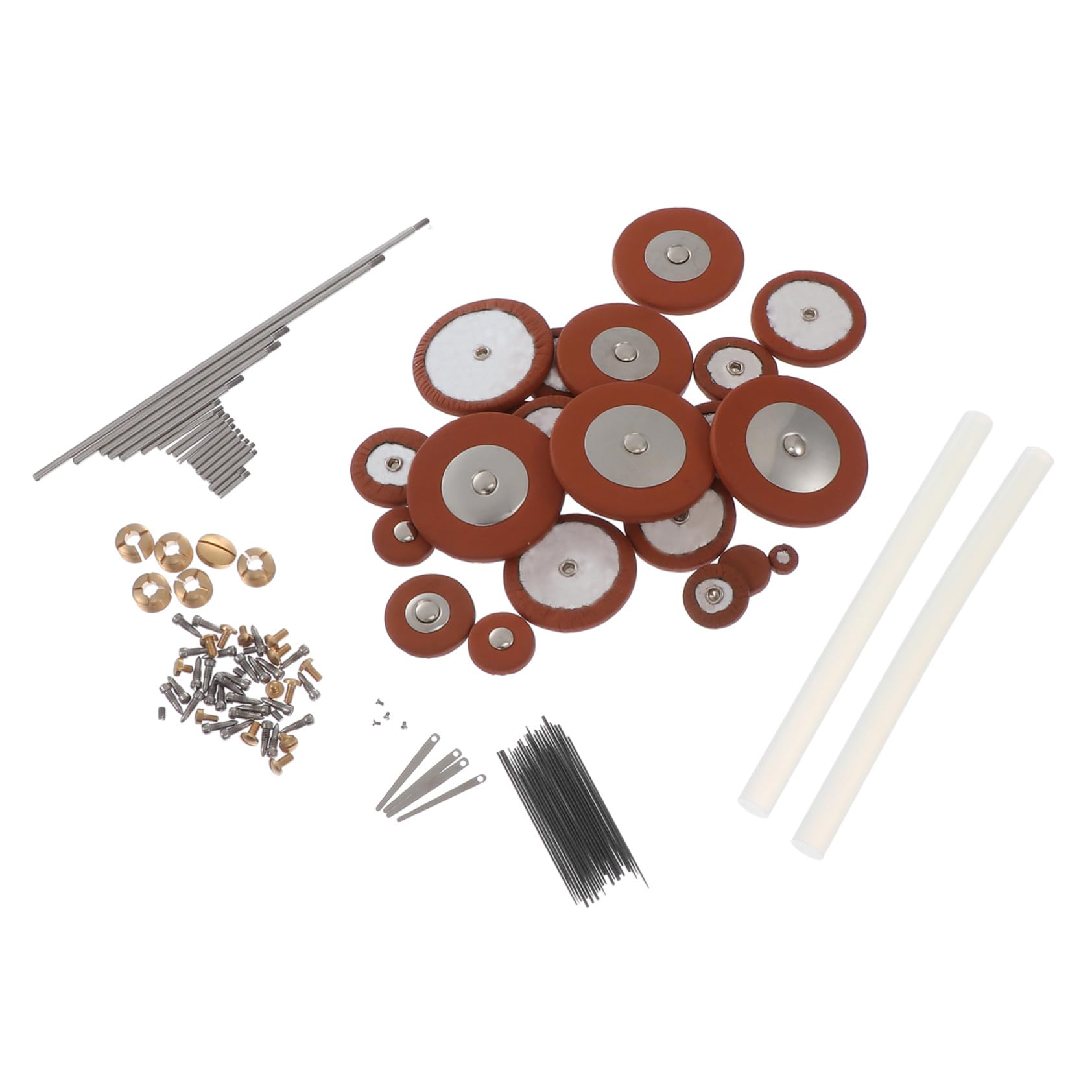 Kit di Riparazione per Sax Contralto Viti e Molle in Materiale Sintetico, Set Professionale per Manutenzione e Sostituzione Parti Danneggiate, per Musicisti e Colore Casuale