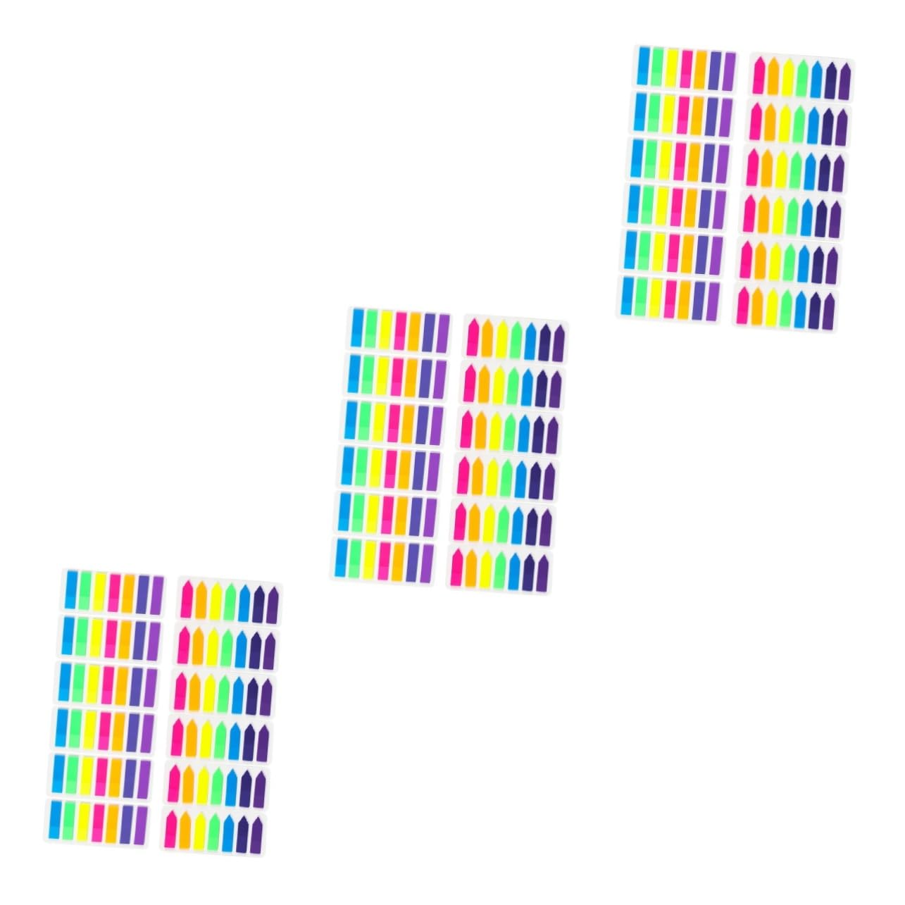 Sewroro 36sätze Bunte Sticky Tabs Für Bücher Wasserdichte Index Und Annotierungsmarker Für Schule Und Büro Markieren Und Organisieren Von Notizen Und Dokumenten