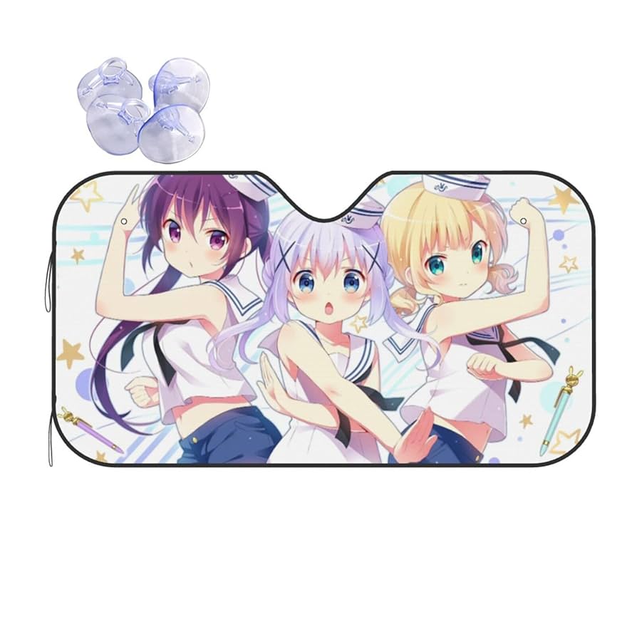 ご注文はうさぎですか？ サンシェード ご注文はうさぎですか？？]サンシェード（ココア＆チノ＆リゼ）