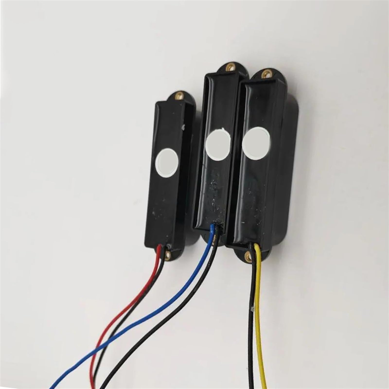 Przetworniki Gitarowe Przetworniki Z Pojedynczą Cewką, Zamknięte Przetworniki Do Gitary Elektrycznej, Czarne przetwornik gitary elektrycznej Set