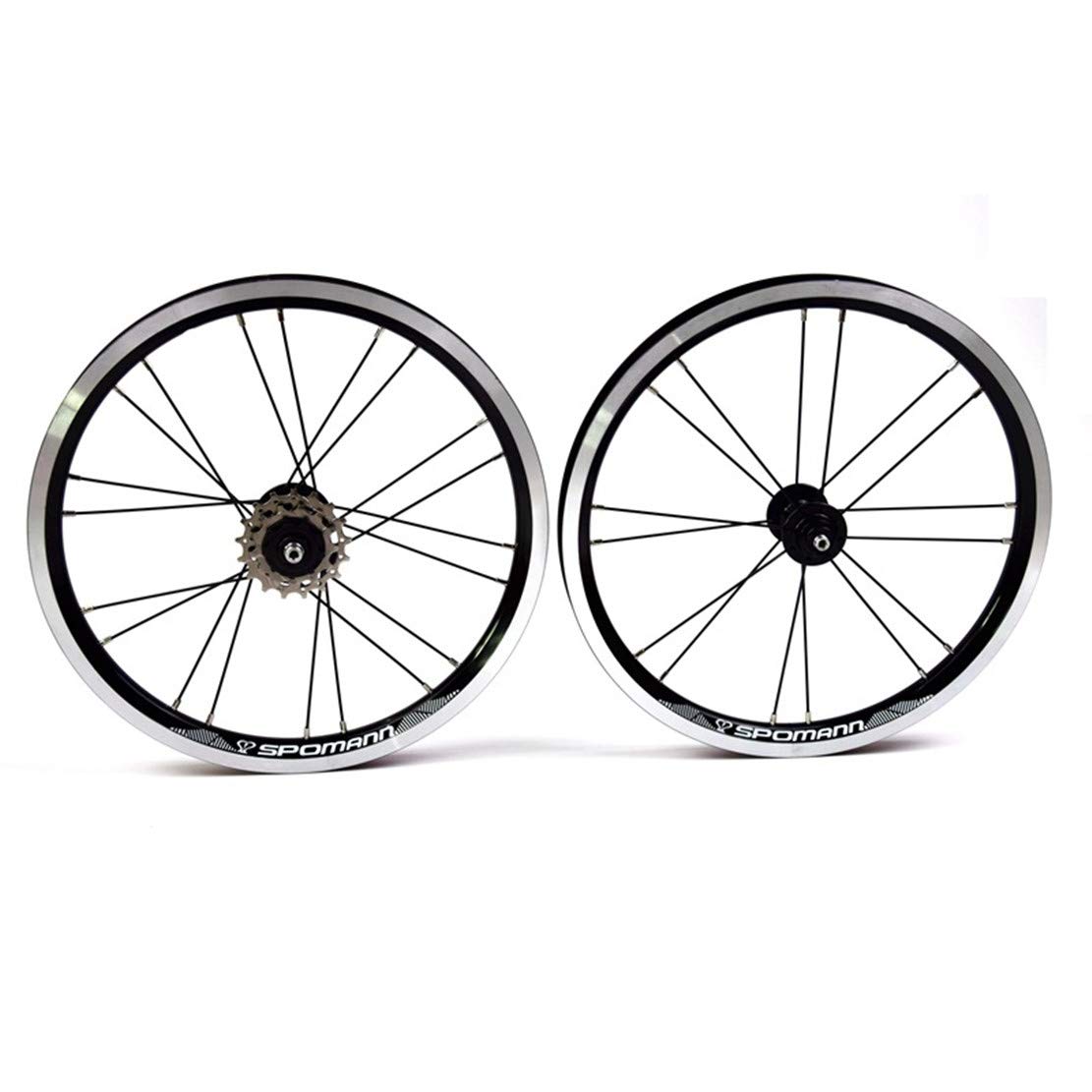Amazon | 折りたたみ自転車ホイールセット 16インチV刹外三速 合金リム