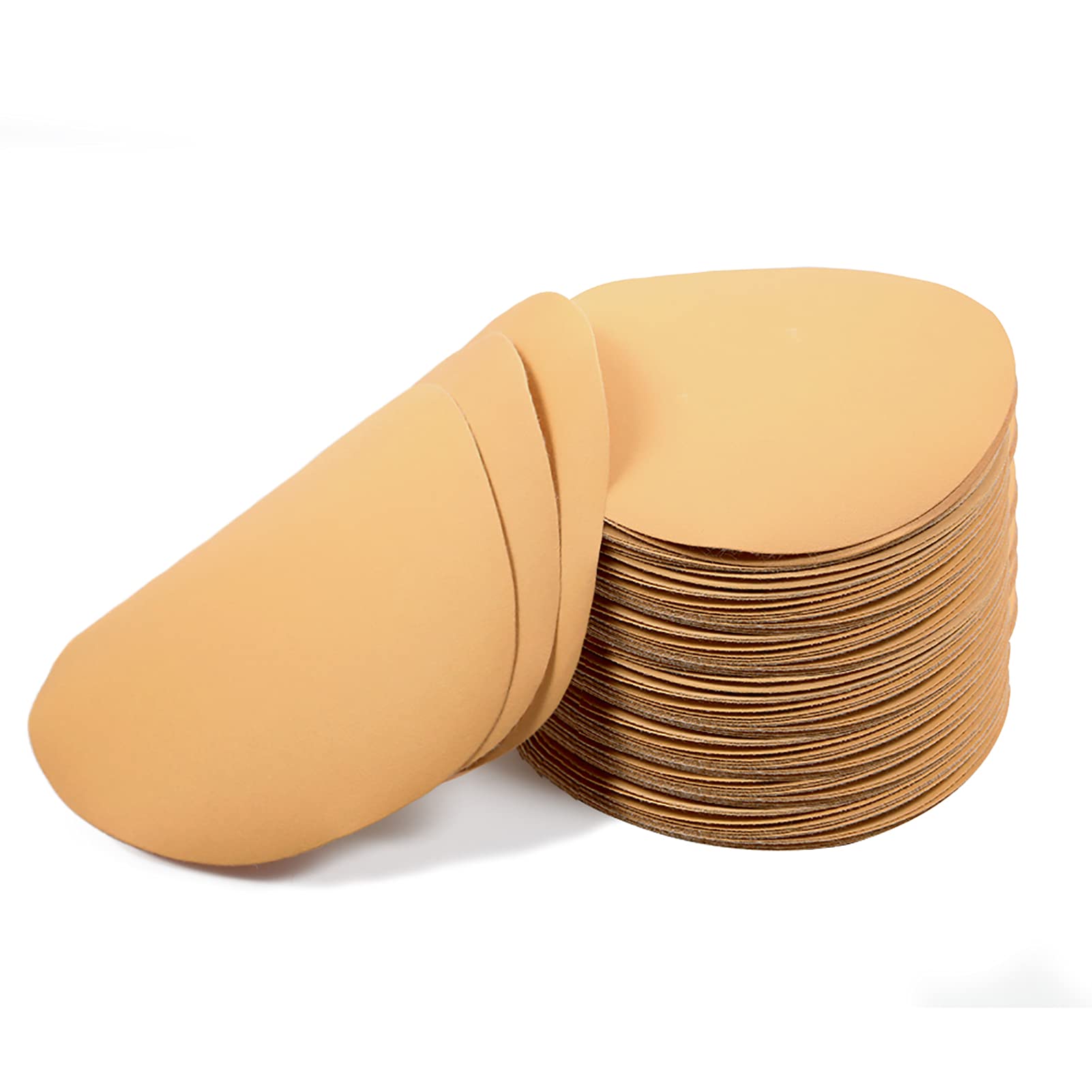 400 Grit Sandpaper LEONTOOL 100 Pcs 8 Hole 5 Inches Sandpaper Round 500 Grit Dustless Hook Loop Sanding Discs Random Orbital Sander Glass Metal Automotive Polishing Sand Paper